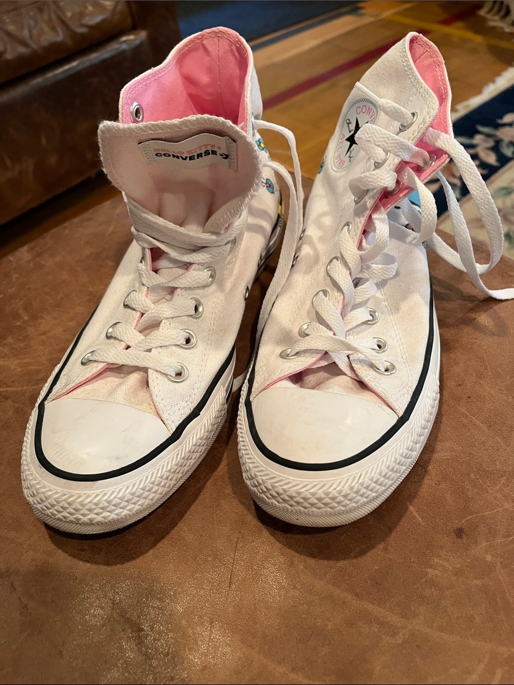 Converse x Hello Kitty White High Top Sneakers - Picture 3 of 5